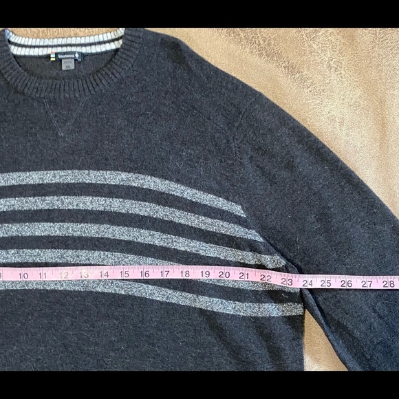 Men’s SMARTWOOL SPARWOOD CREWNECK SWEATER Gray XL - Picture 7 of 10